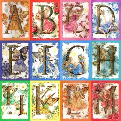 Пазл: Цветочная азбука