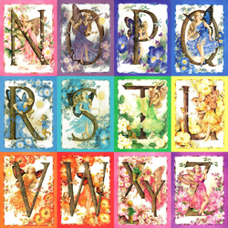 Пазл: Цветочная азбука