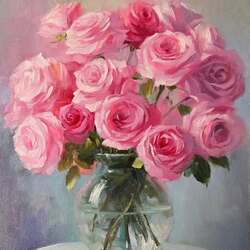 Пазл: Букет роз 