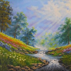 Пазл: Ручей