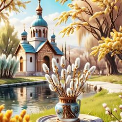 Пазл: Вербный праздник