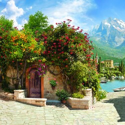 Пазл: Via dei fiori