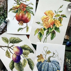 Пазл: Акварели