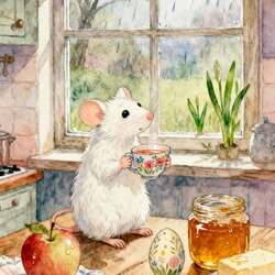 Пазл: Когда за окном дождь 