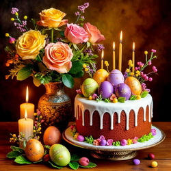 Пазл: Пасхальный натюрморт