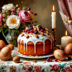 Пазл: Пасхальный натюрморт