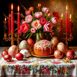 Пазл: Пасхальный натюрморт