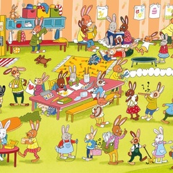 Пазл: Пасхальные хлопоты