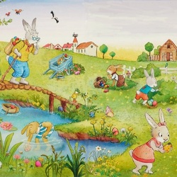 Пазл: Пасхальные хлопоты