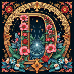 Пазл: Арт с буквой 