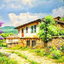 Пазл: Сиреневый куст