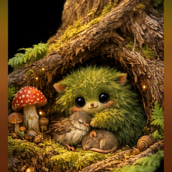 Пазл: Хуха- Моховинка