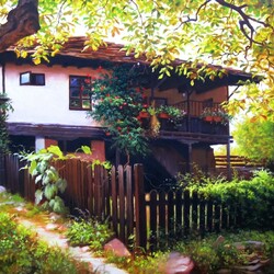 Пазл: Розовый куст