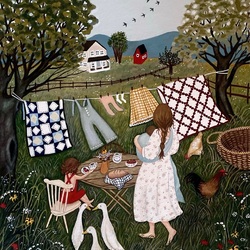 Пазл: Обед в саду 