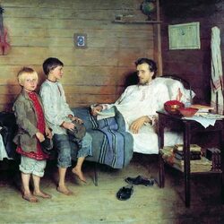 Пазл: У больного учителя 