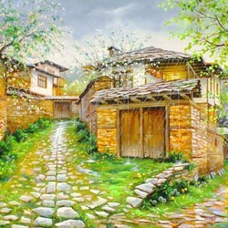 Пазл: Весенний дождь