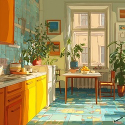 Пазл: Солнечная кухня