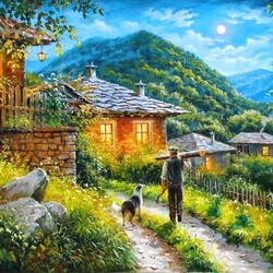 Пазл: Лунная ночь