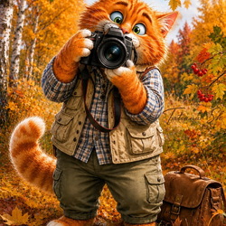 Пазл: Осенняя фотосъёмка