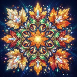 Пазл: Узоры осени