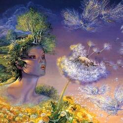 Пазл: Одуванчики