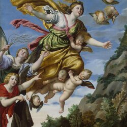 Пазл: Взятие Марии Магдалины на небо