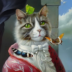 Пазл: Портрет кошки
