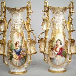 Пазл: Антикварные вазы