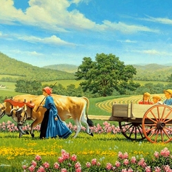 Пазл: Деревенские хлопоты