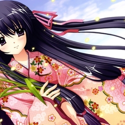 Пазл: Девушка с колосьями