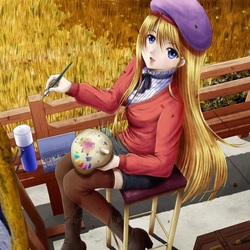 Пазл: Художница