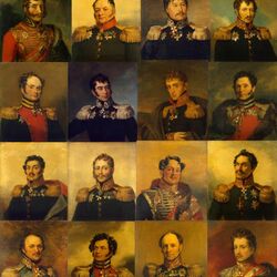 Пазл: Фрагмент военной галлерии Зимнего дворца