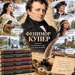 Пазл: Джеймс Фенимор Купер 