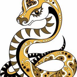 Пазл: Сказочная змейка 