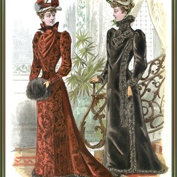 Пазл: Викторианская мода