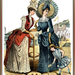 Пазл: Викторианская мода