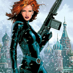 Пазл: Черная вдова