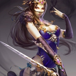 Пазл: Темная леди