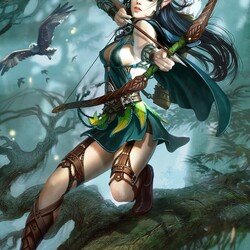 Пазл: Лучница