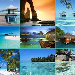 Пазл: Бескрайнее синее море