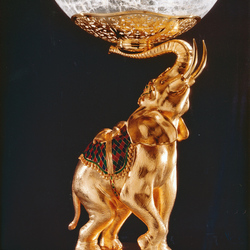 Пазл: Позолоченное серебро и стекло