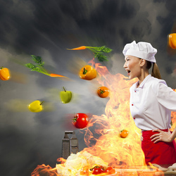 Пазл: Жар кухни