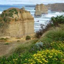 Пазл: Слоистые скалы