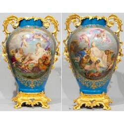 Пазл: Антикварные вазы