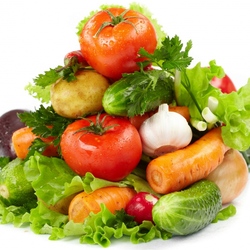 Пазл: Овощная пирамида