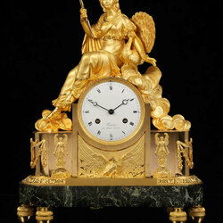 Пазл: Каминные часы