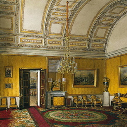 Пазл: Виды залов Зимнего дворца