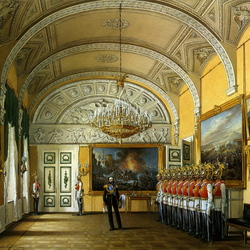 Пазл: Виды залов Зимнего дворца