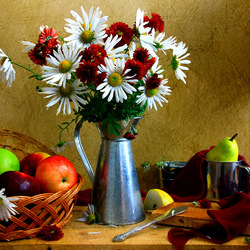 Пазл: Натюрморт с фруктами
