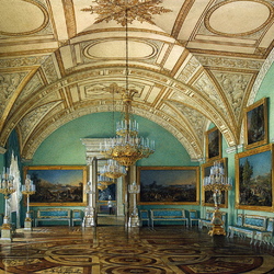 Пазл: Виды залов Зимнего Дворца